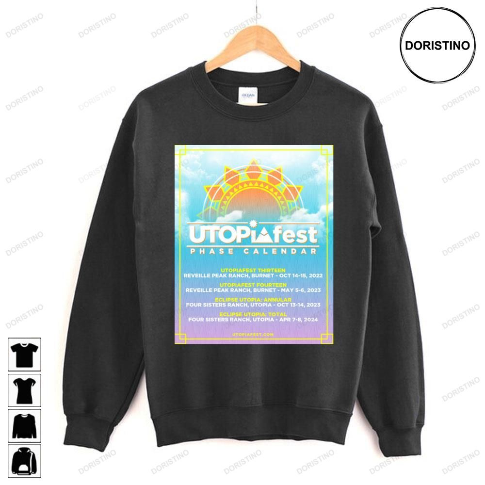 2022 2023 Tour 2024 Utopiafest Limited Edition T-shirts